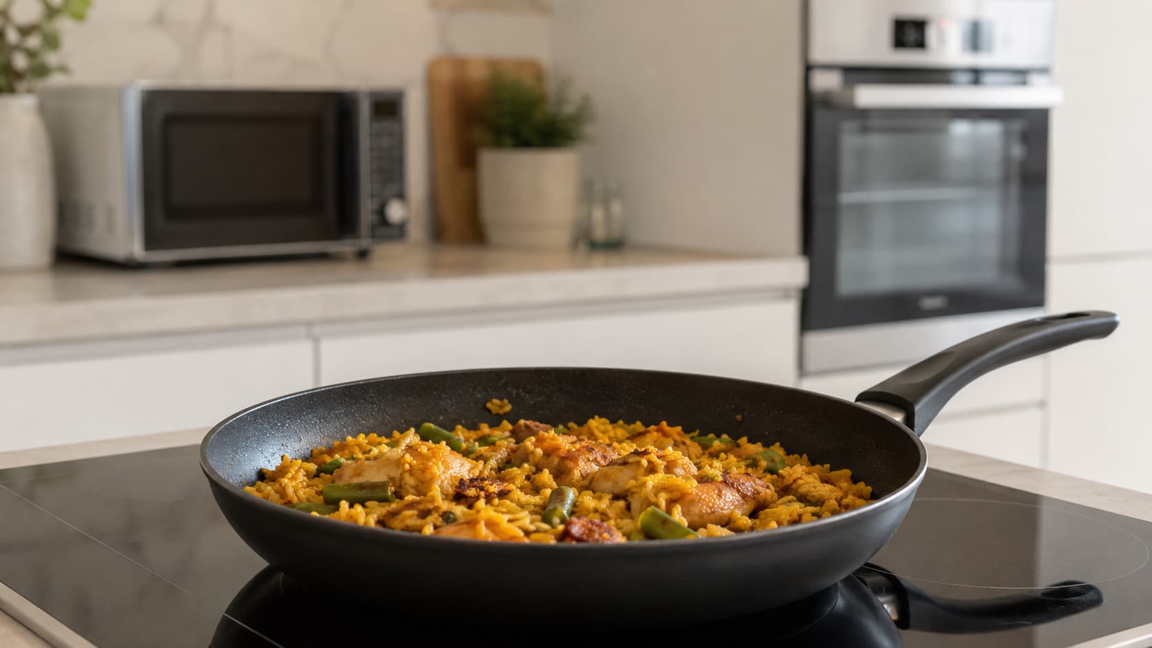 recalentar paella